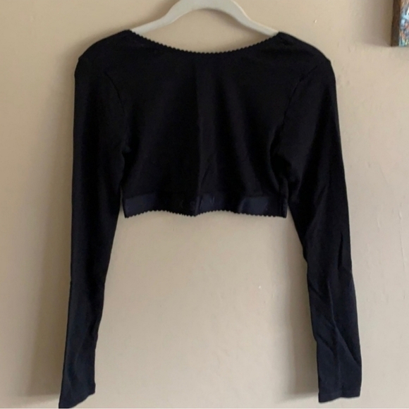 Savage X Fenty Pointelle Sleep Crop Top Size Medium - Picture 3 of 7